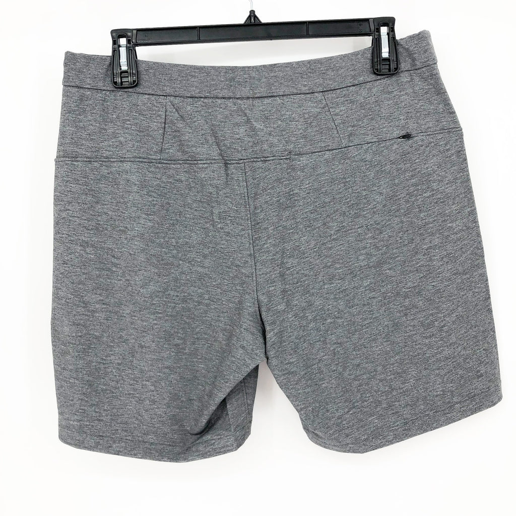Ministry of Supply Mens Fusion Terry Shorts Large Grey Pull-On 8" NWT