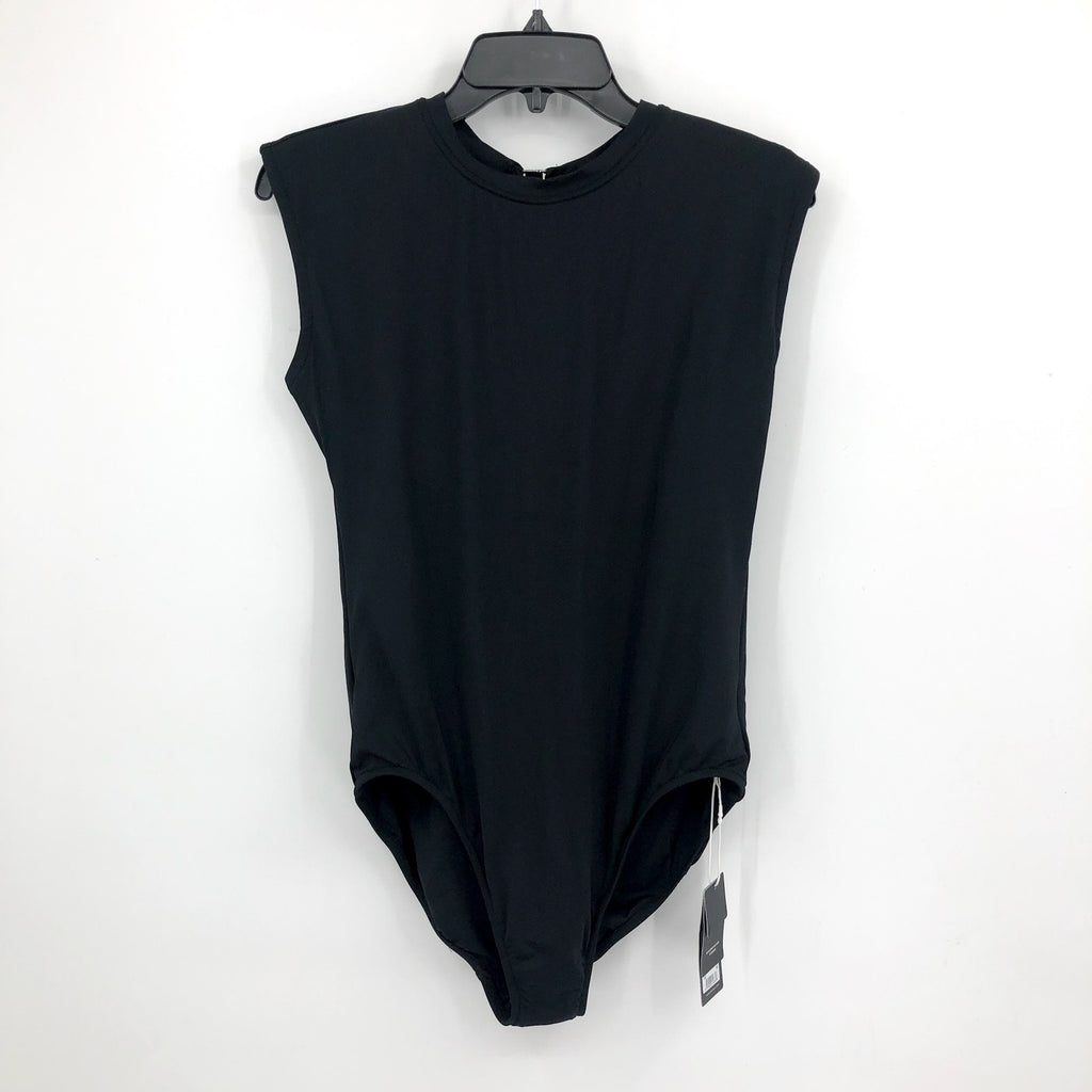 SEAFOLLY COLLECTIVE Women's One Piece Swimsuit US 14 Black Cap Sleeve NWT