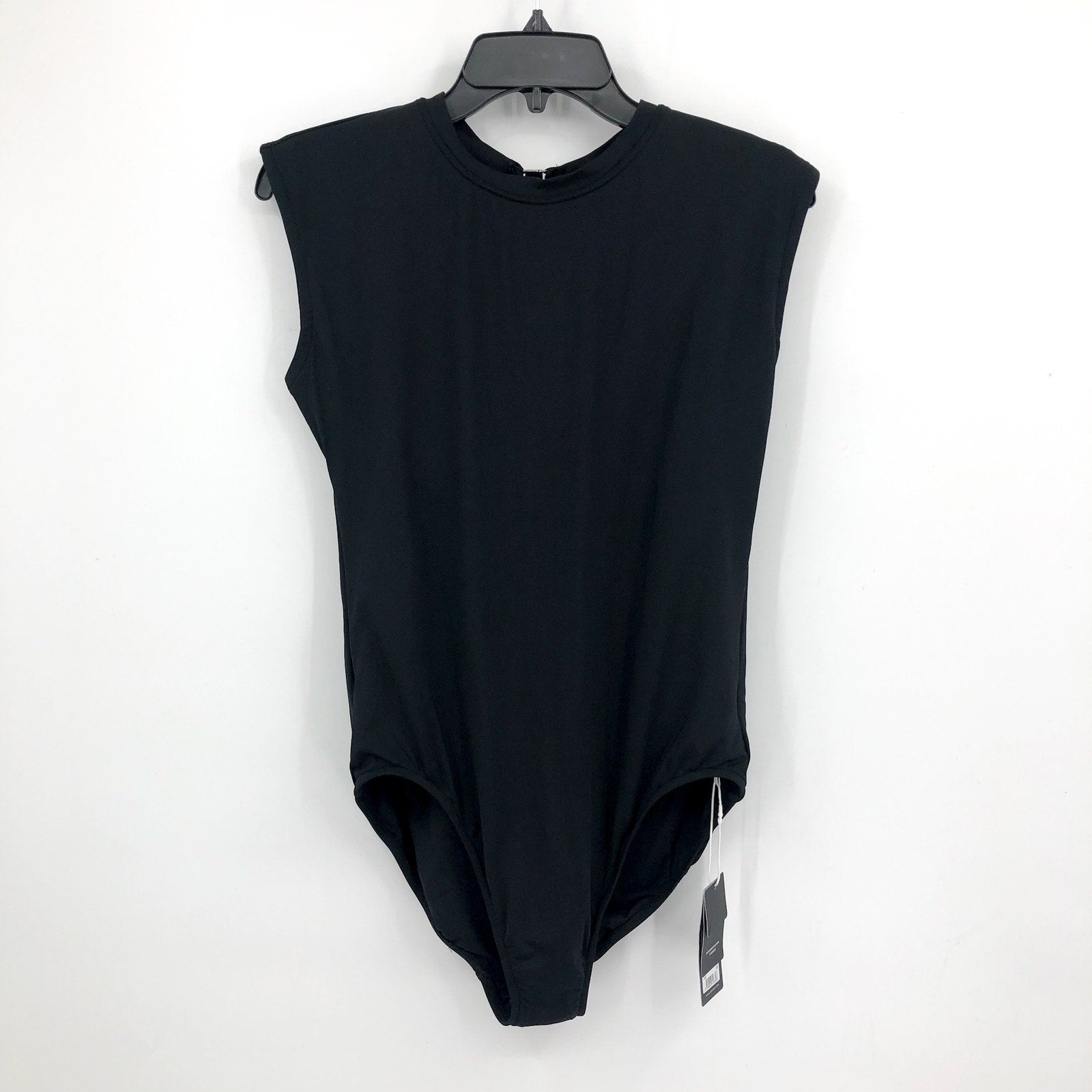 SEAFOLLY COLLECTIVE Women's One Piece Swimsuit US 14 Black Cap Sleeve NWT