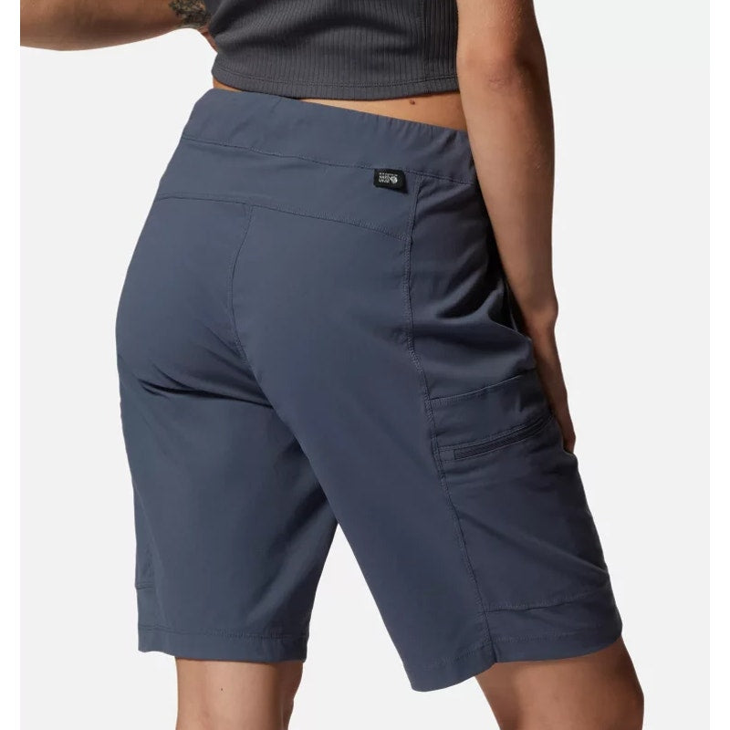 MOUNTAIN HARDWEAR Women's Dynama Bermuda Shorts XL Blue Slate High Rise NWT