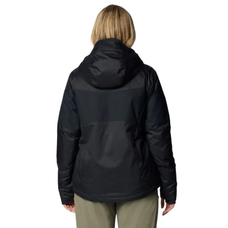 Columbia Womens Tipton Peak Insulated Jacket Medium Black Hood Winter Coat NWT