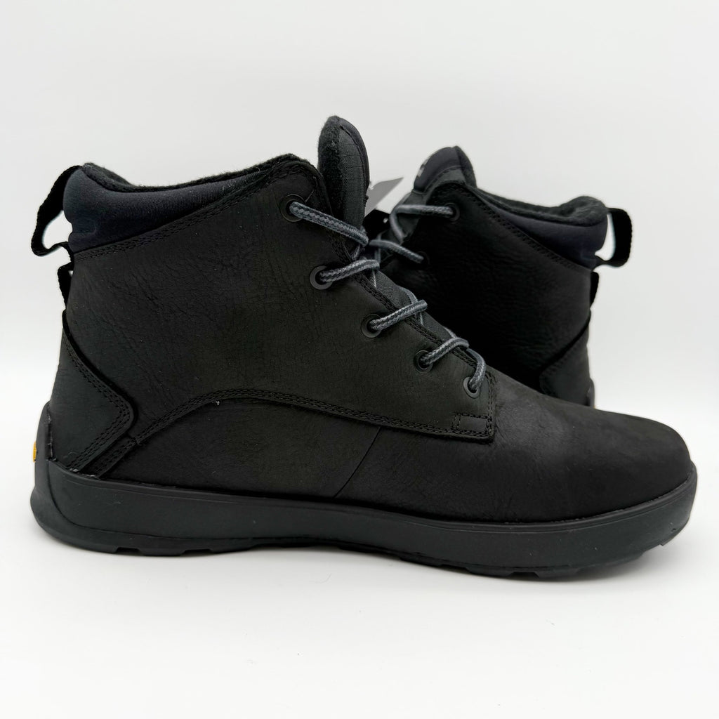 Kamik Mens Spencer Mid Boots US 11 EU 44 Black Leather Waterproof NIB