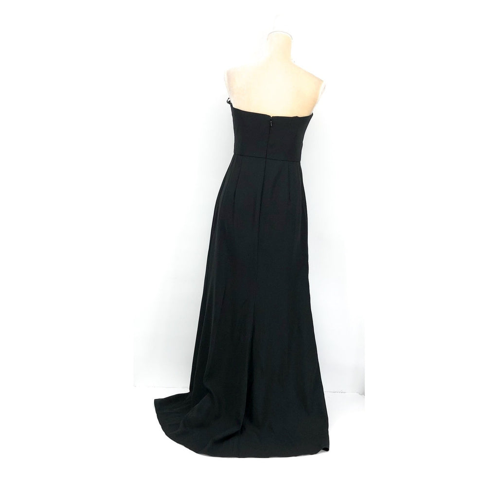 AFTER SIX Women's Strapless Wrap Trumpet Dress Size 4 Black 6873 Formal NWT