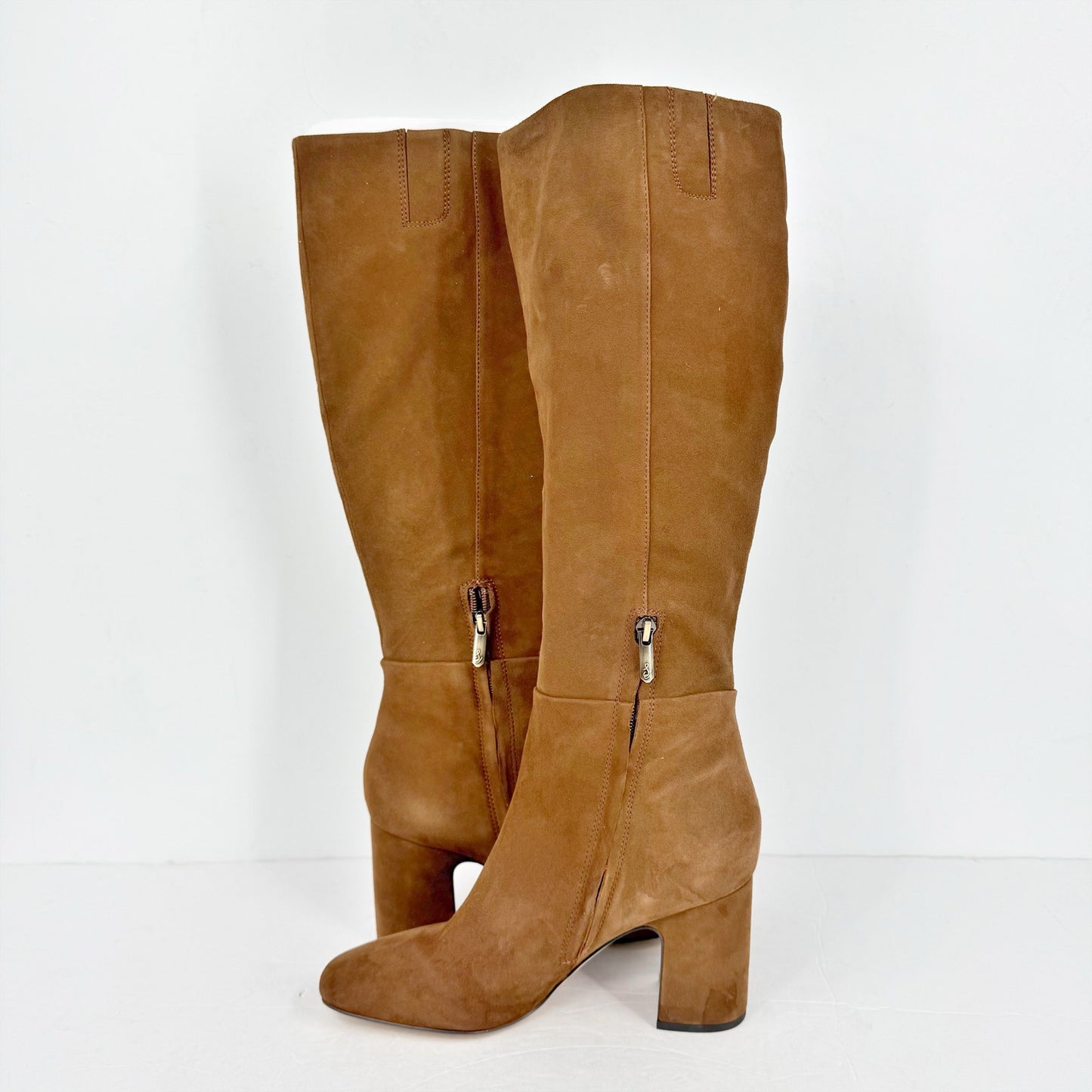 Sam Edelman Womens Faren Boots US 8.5 M EU 39 Brown Suede Knee High NIB