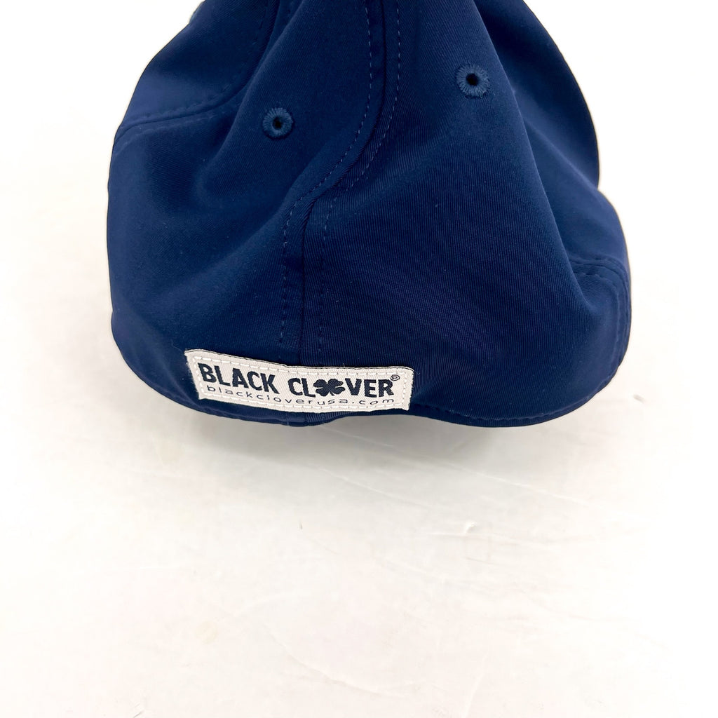 BLACK CLOVER Men's Premium Clover 126 Hat Large/XL Navy Blue White NWOT