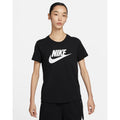 NIKE Women's Club Essentials Logo T-shirt 2X Black Short Sleeve NWT