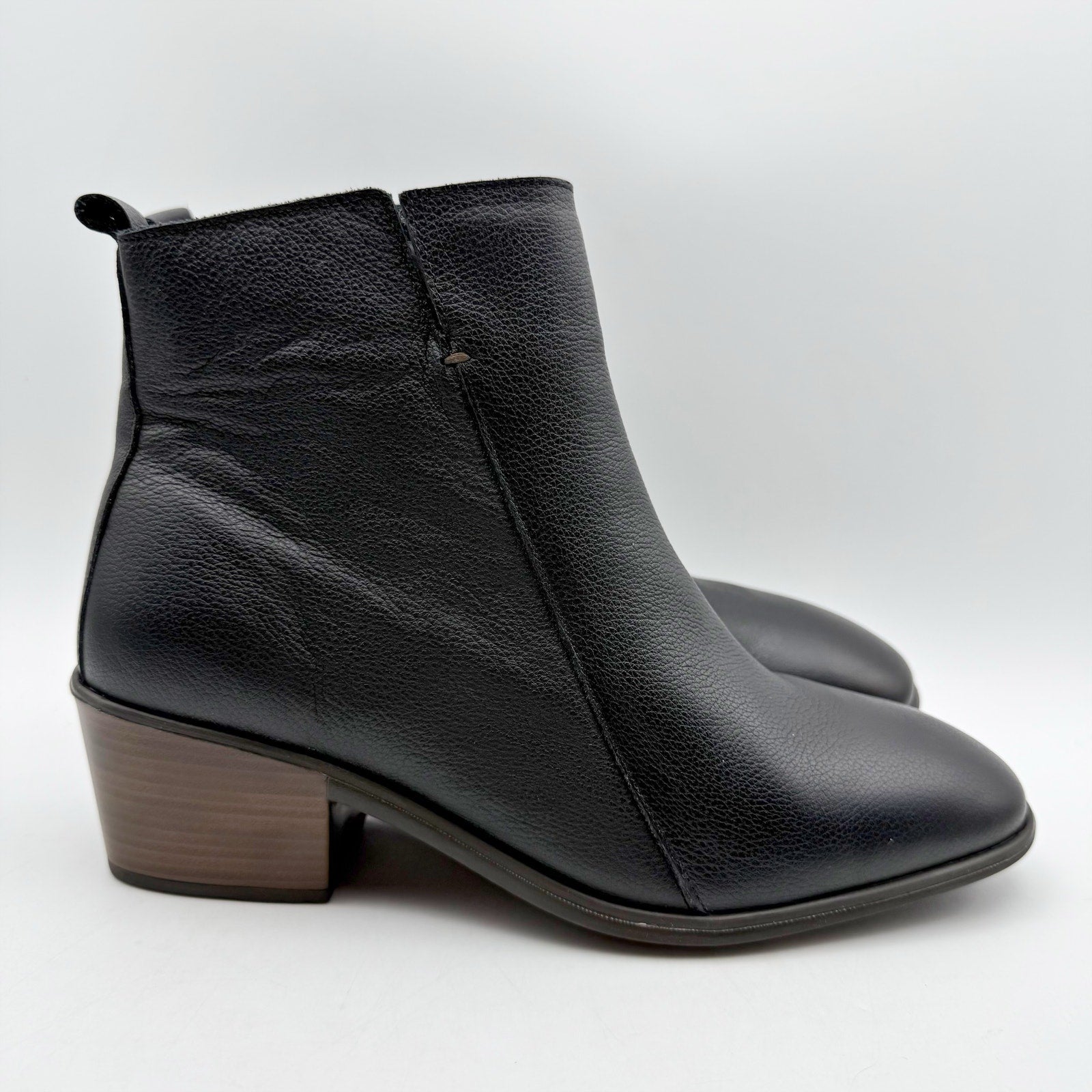 Naot Womens Ethic Ankle Boots EU 39 US 8 Black Leather NWOB