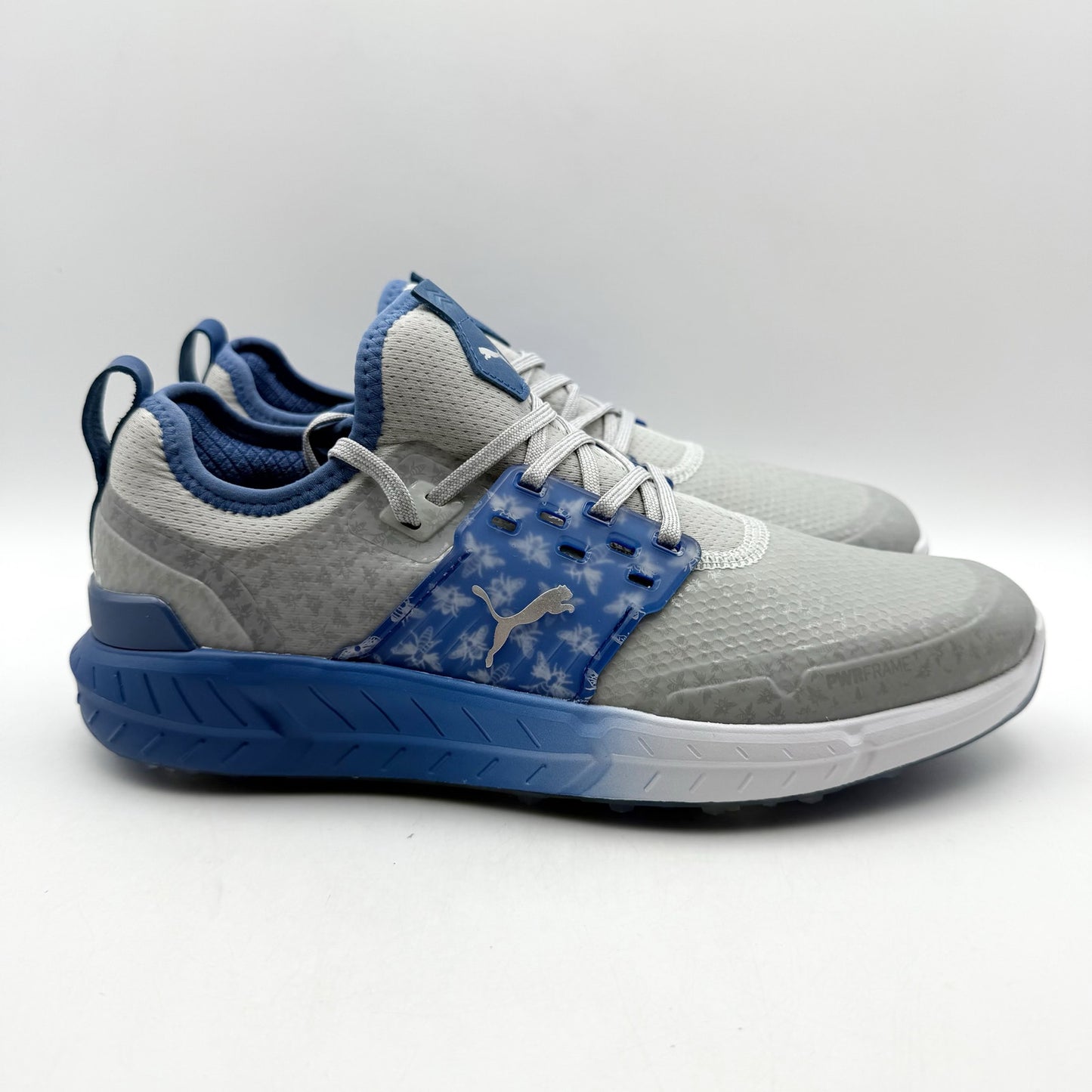Puma Mens Ignite Pollination Golf Sneakers US 9 M EU 42 Blue Grey Athletic NWOB
