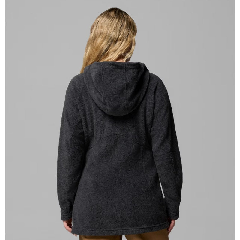 COLUMBIA Womens Benton Springs II Hoodie Jacket Small Dark Gray Full Zip NWOT