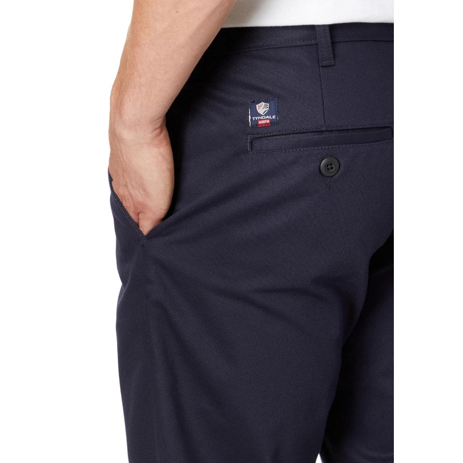 TYNDALE Mens FR CAT2 Industrial Work Pants 34x32 Dark Navy Blue Straight NWOT