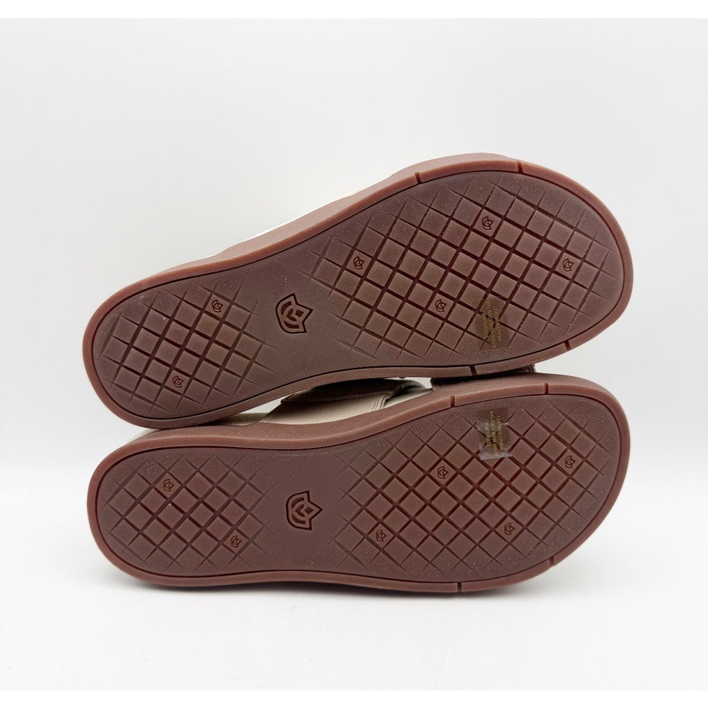 Spenco Women's Twilight Stud Sandal Size 9.5 WIDE Light Taupe Slip On NIB