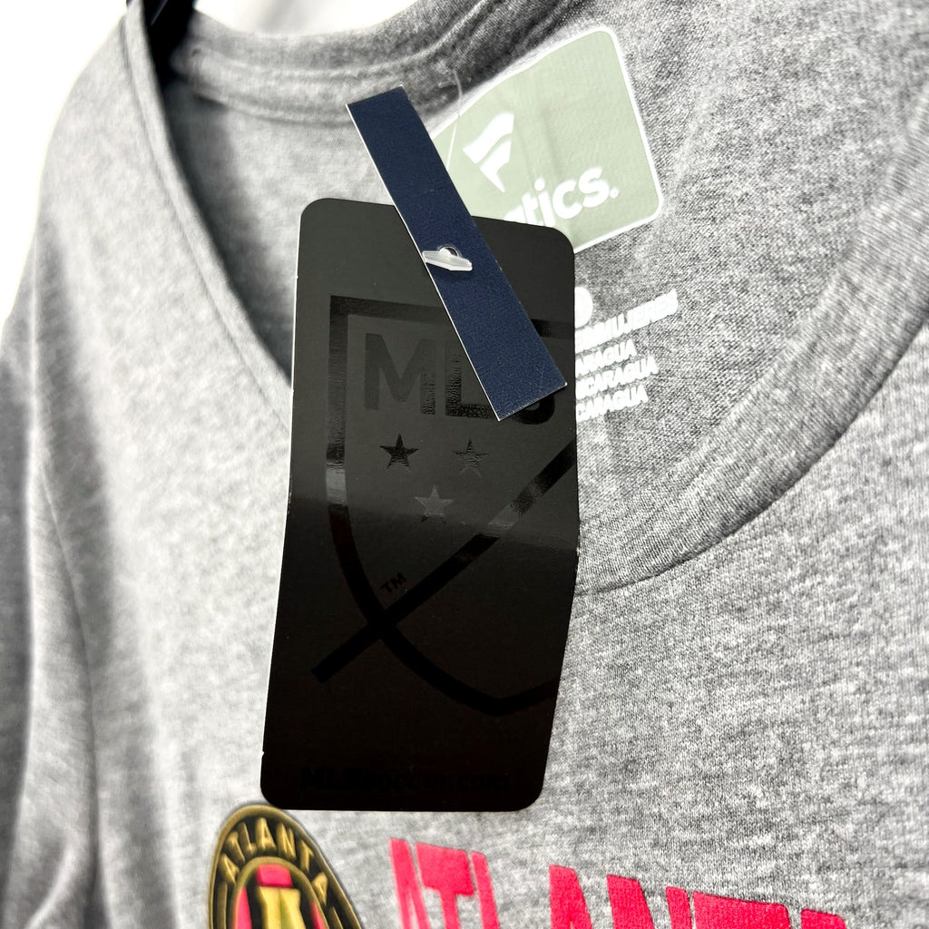 FANATICS Atlanta United FC Goalkeeper Tri-Blend T-Shirt Small Heather Gray NWT