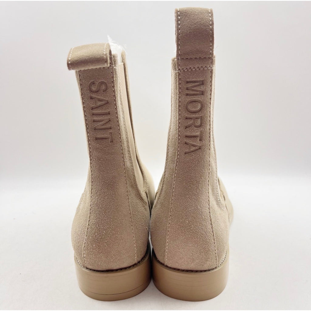 Saint Morta Mens Nomad Chelsea Boots Size 11 Light Stone Grey Round Toe NIB