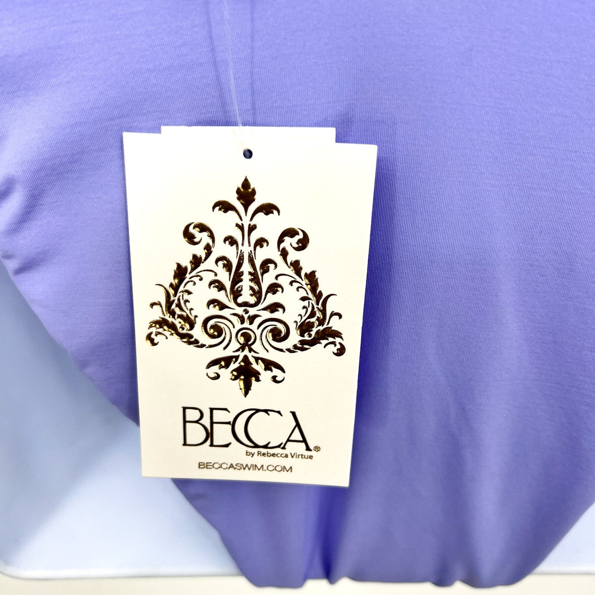 BECCA Color Code Carolina French Cut Bikini Bottom Small Bellflower Purple NWT