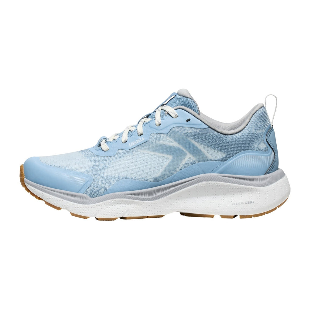 Keen Womens Leiki Hiking Shoes Size 9.5 Blue White Waterproof Sneakers NWOB