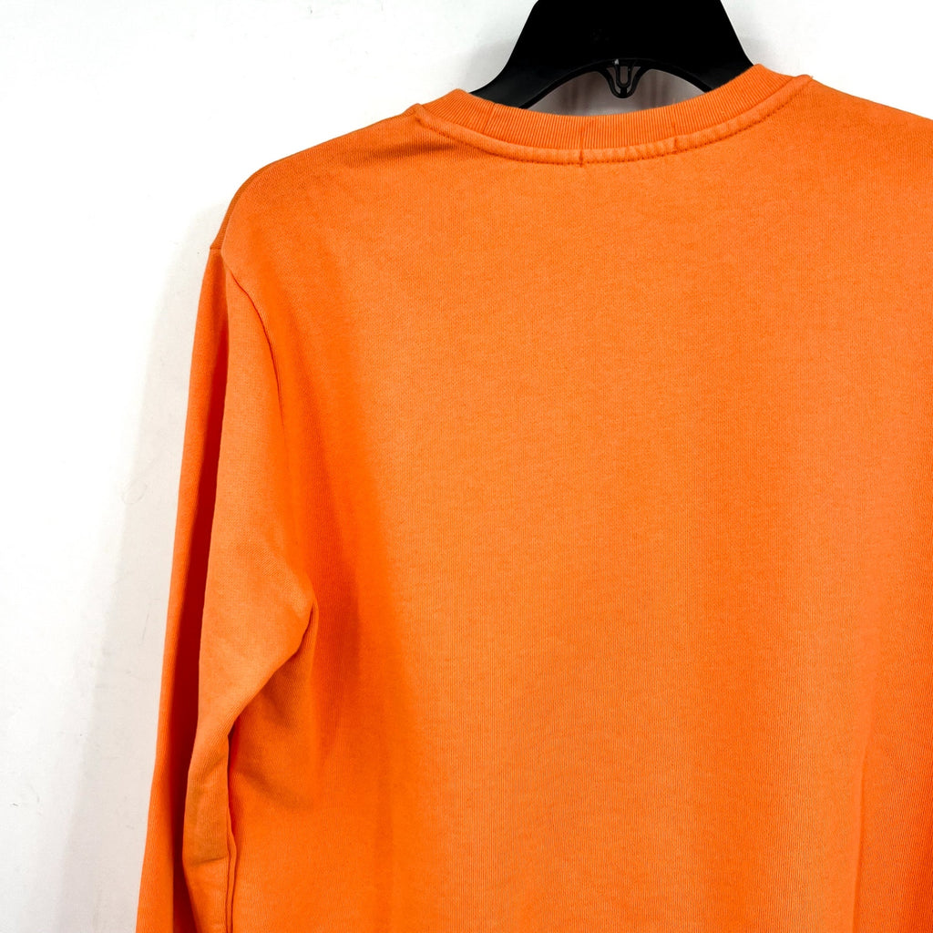 POLO RALPH LAUREN Men's Loopback Fleece Sweatshirt Small Orange Crewneck NWT