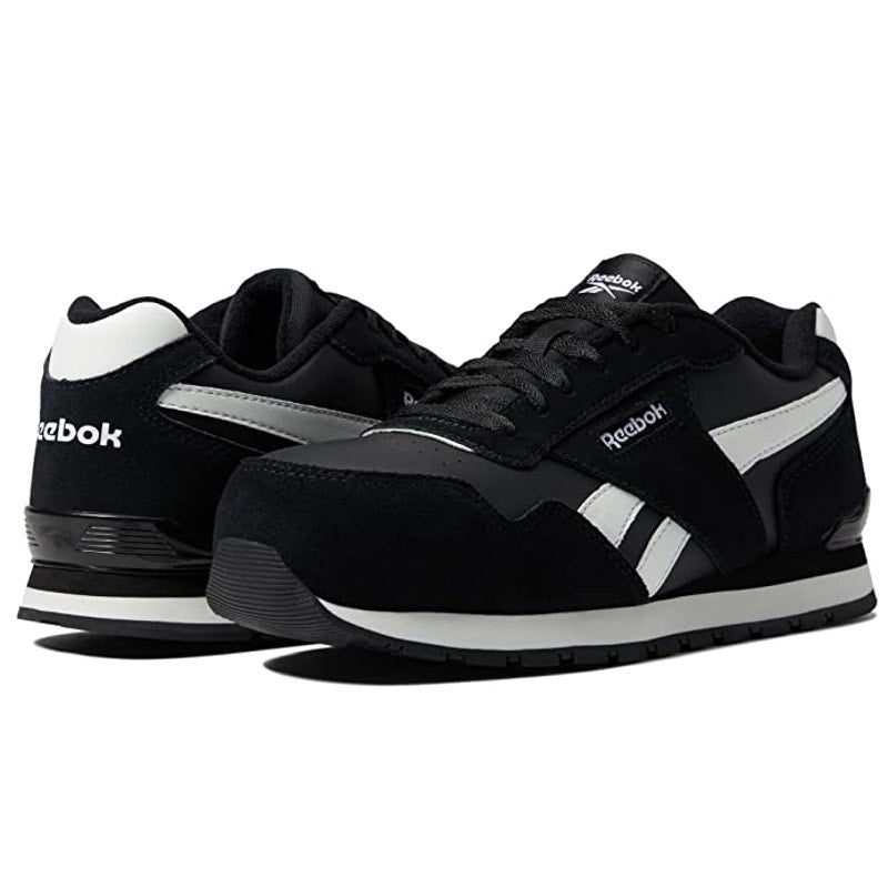 Reebok Womens Harman Work Sneakers Size 7 Wide Black EH Composite Toe SR NIB