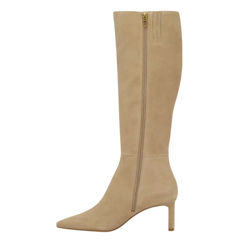 Dolce Vita Womens Gabby Knee High Boots US 7.5 M EU 38 Beige Suede NWOB