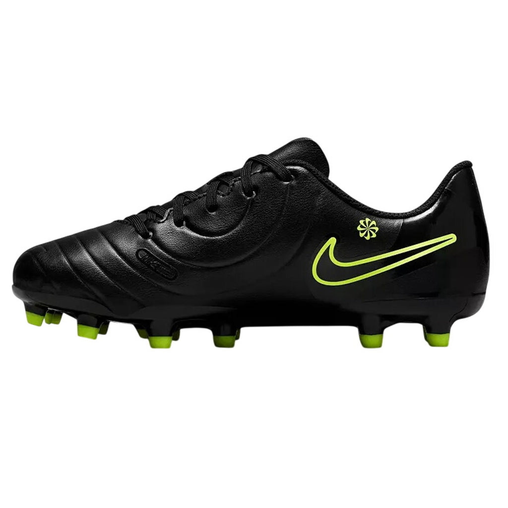 Nike Big Kids Legend 10 Club Soccer Cleats Youth 3.5 Black Yellow DV4352 NWOB