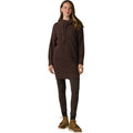 prAna Milani Sweater Dress XS Clove Red Funnel Neck Long Sleeve Waffle Knit NWT