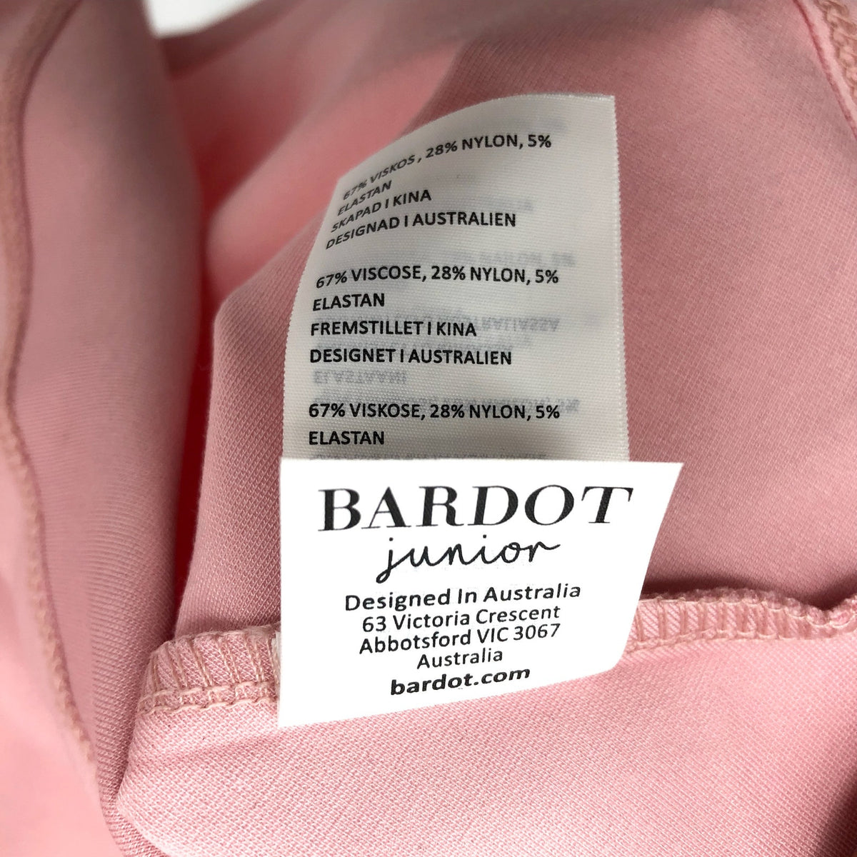BARDOT JUNIOR Girl's Dasha Ruffle Dress Size 6 Pink Peachskin Long Sleeve NWT