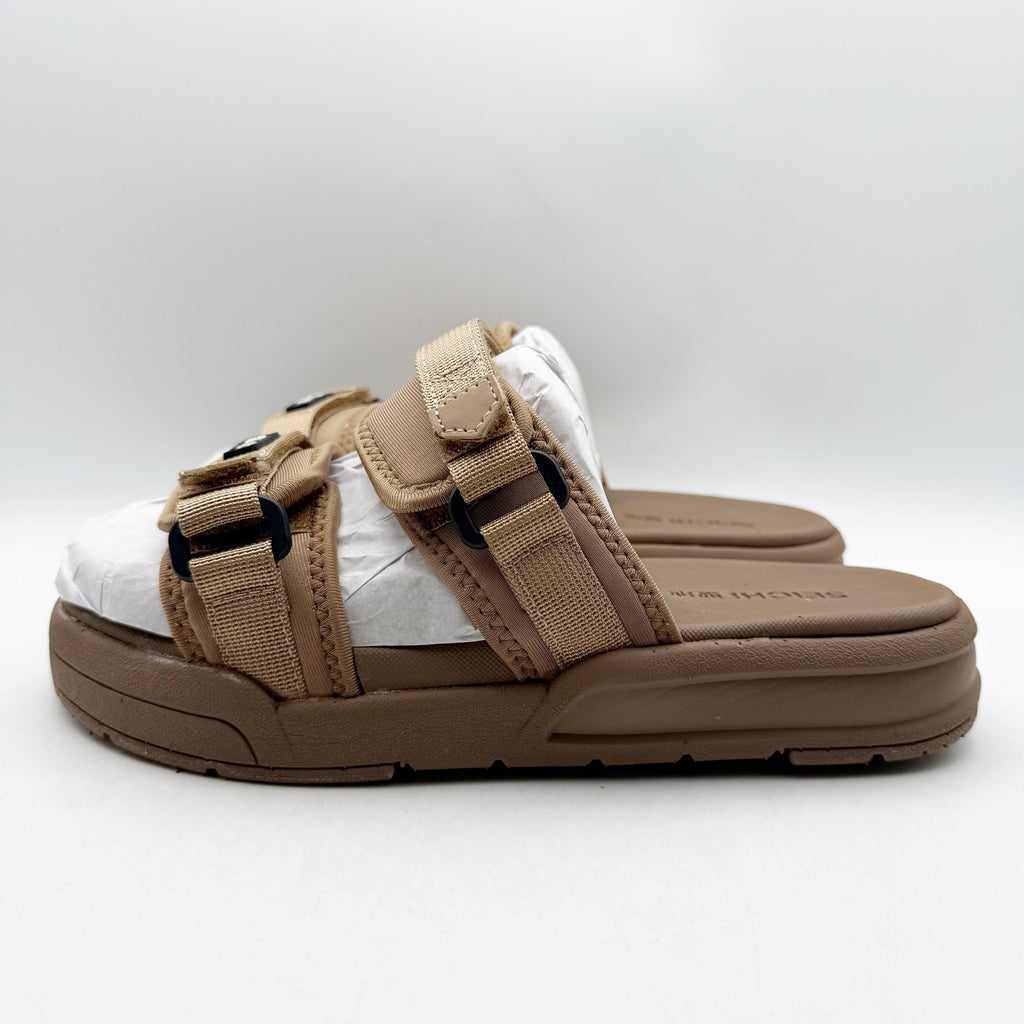 SEICHI Mens Sandoru Ichi Slide Sandals Size 11 EU 44 Mocha Brown NIB