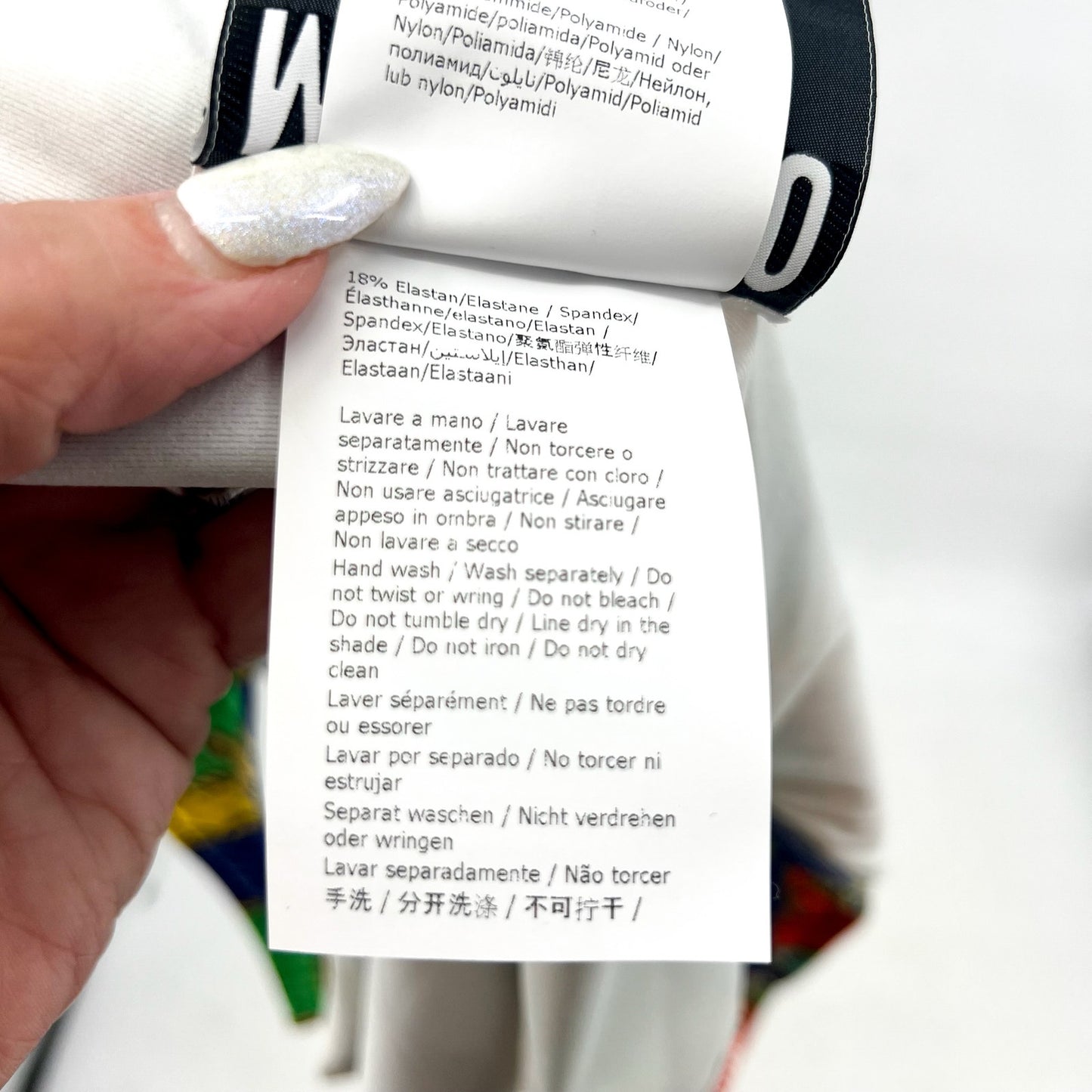 MOSCHINO Women's Allover Nautical Print One Piece Swimsuit Size 6 Red Blue NWOT