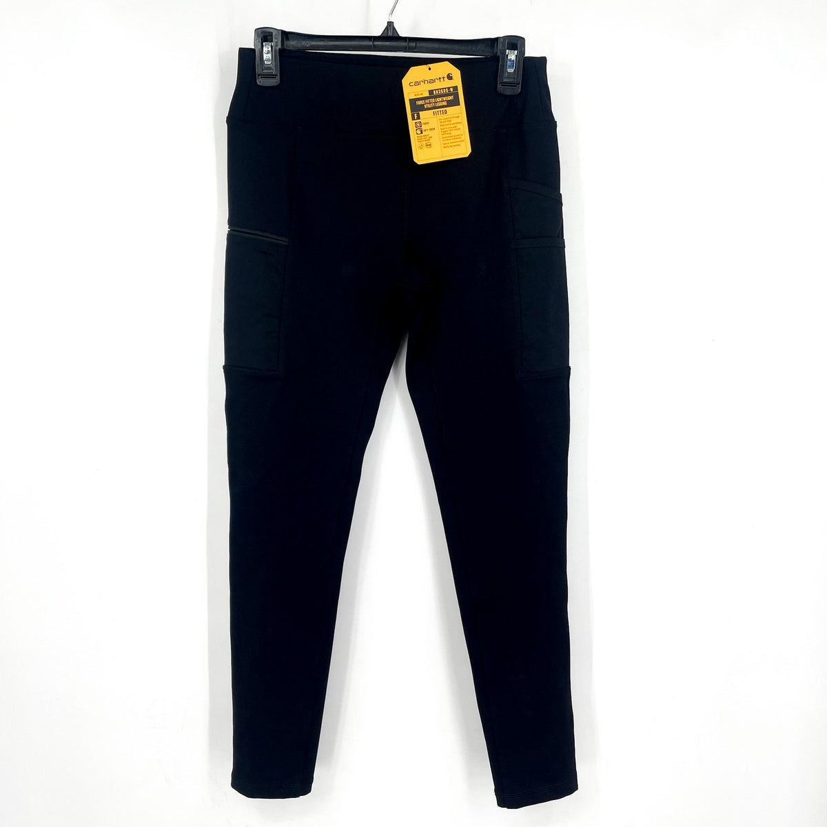 CARHARTT Women's Force Fitted Utility Leggings XS Black Lightweight NWT