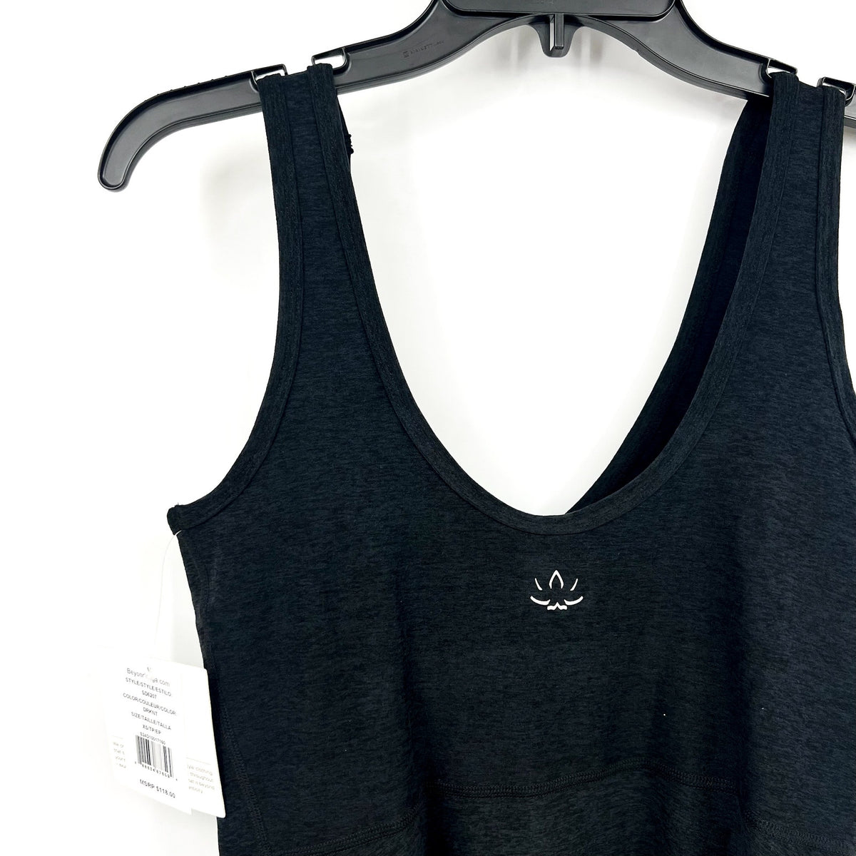 BEYOND YOGA Women's Movement Dress XS Grey Darkest Night Spacedye NWT