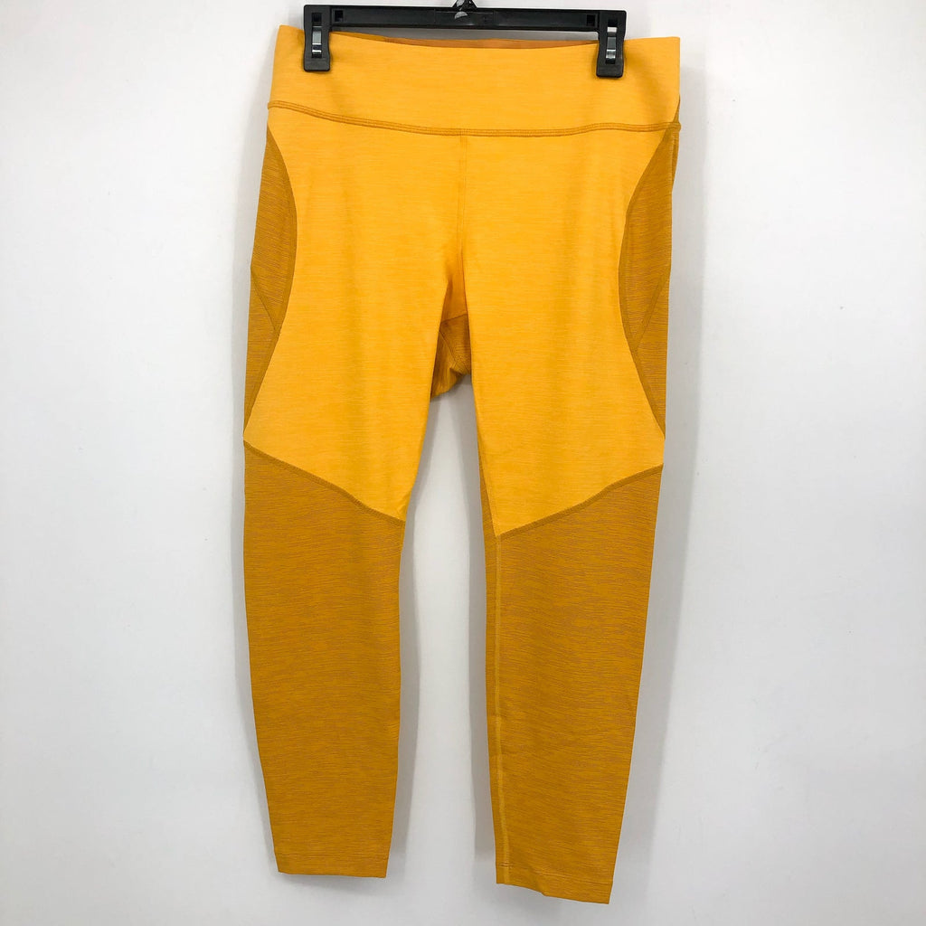 OUTDOOR VOICES Women's TechSweat Core 3/4 Legging XL Yellow Citrus Cider NWT