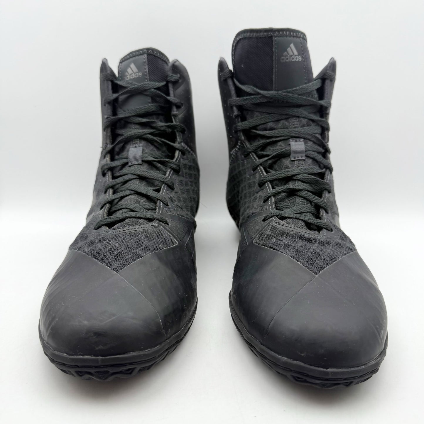 Adidas Mens Mat Wizard 4 Wrestling Shoes US 11 Black Grey Athletic NIB