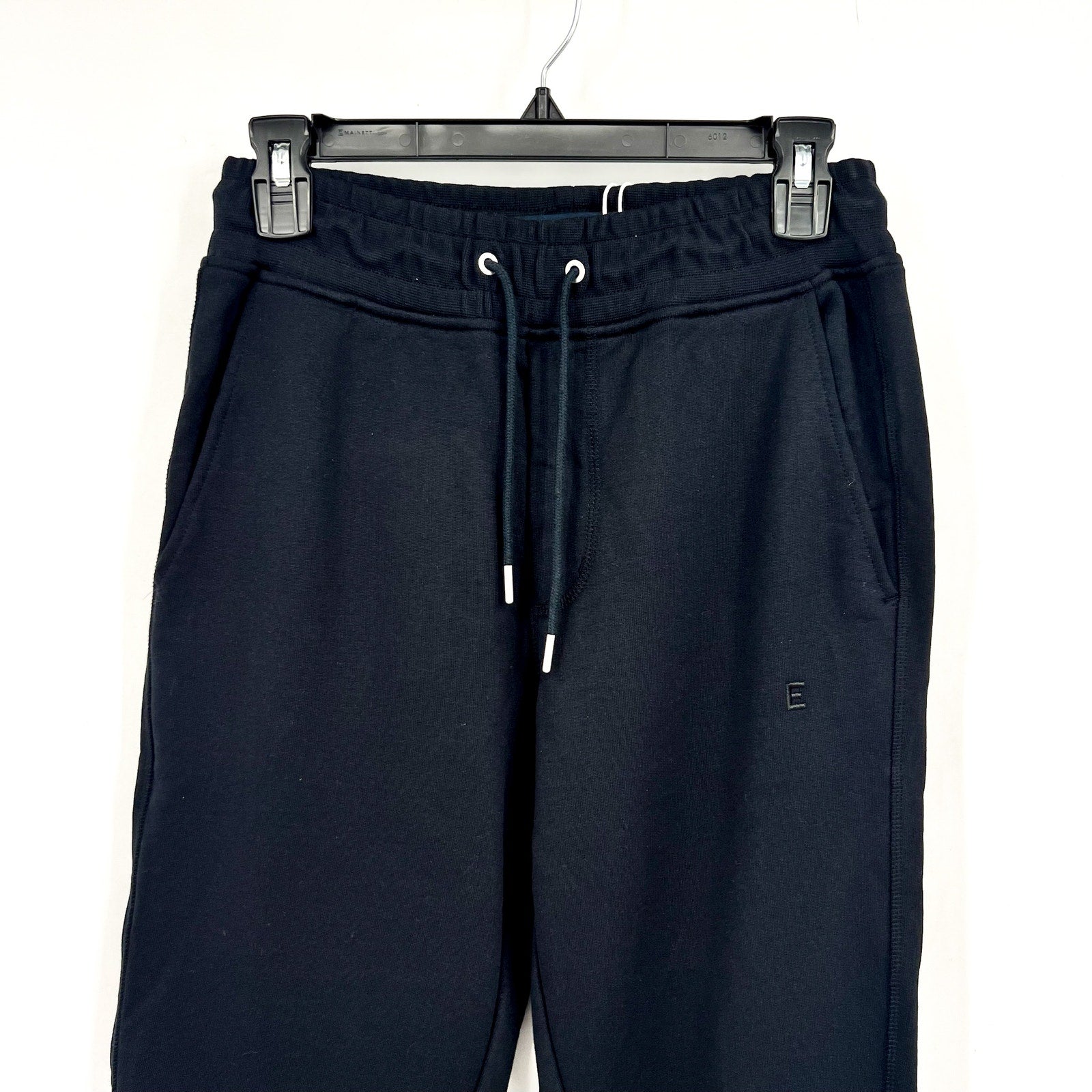 EVERLANE UNIFORM Men's French Terry Sweatpants XS Black Drawstring NWT