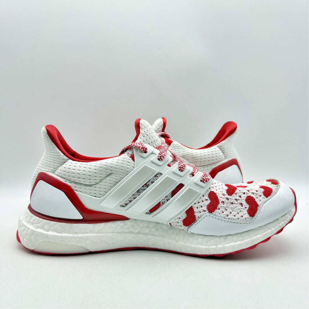 Adidas Womens Ultraboost 1.0 Running Shoes US 9 White Red Athletic NWOB