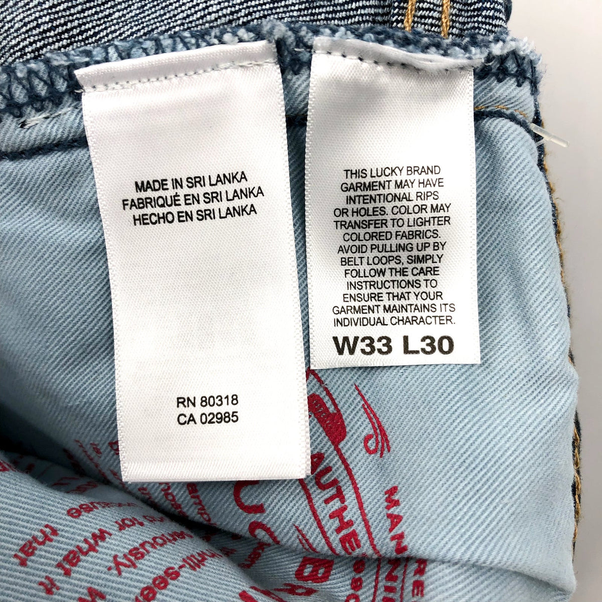 LUCKY BRAND Men's 363 Vintage Straight Jeans 33x30 Blue Dawson Coolmax NWT