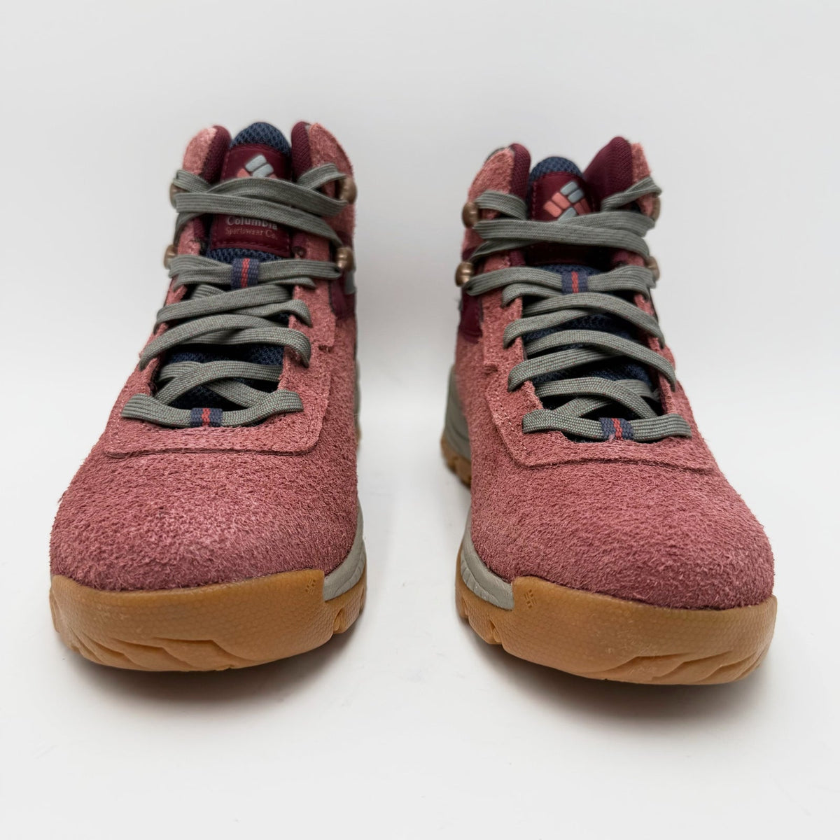 Columbia Womens Newton Ridge BC Hiking Boots Size 5.5 Red Beetroot NWOB