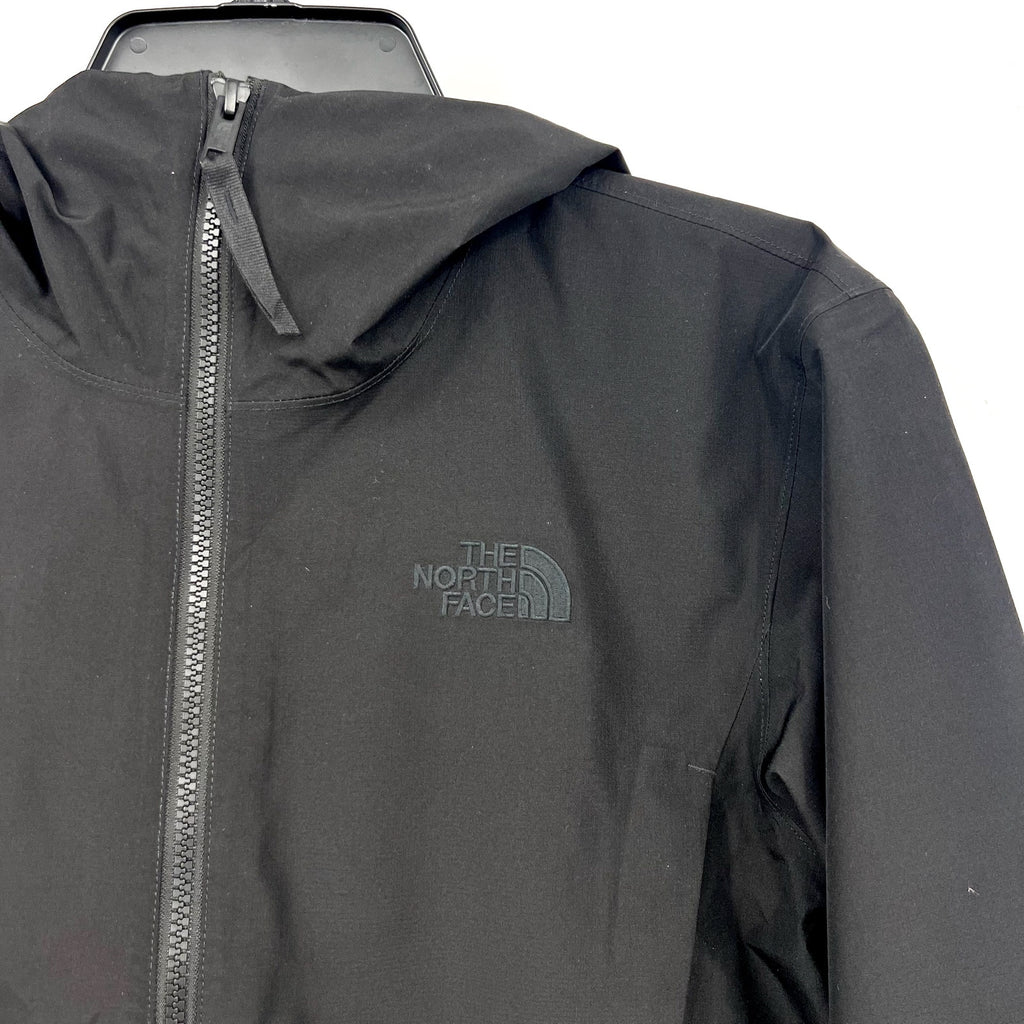 THE NORTH FACE Women's Daybreak Crop Rain Jacket Small TNF Black Hooded NWT