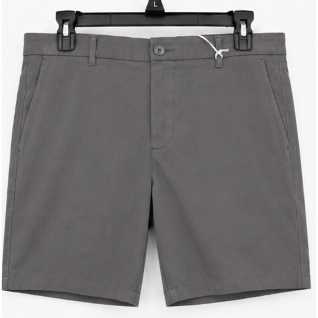 EVERLANE Men's The 7” Slim-Fit Performance Chino Shorts Size 34 Slate Grey NWT
