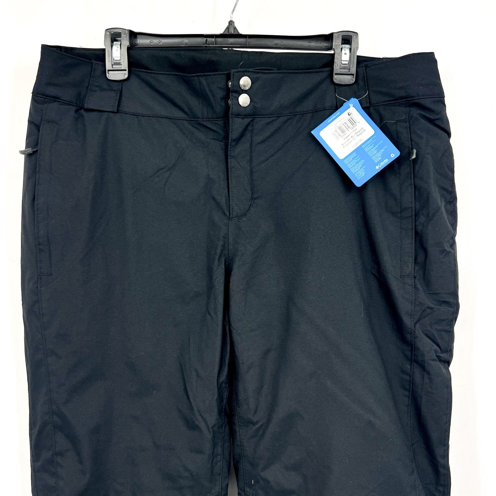 Columbia Womens Bugaboo II Snow Pants XL Black Omni Heat Reflective NWT