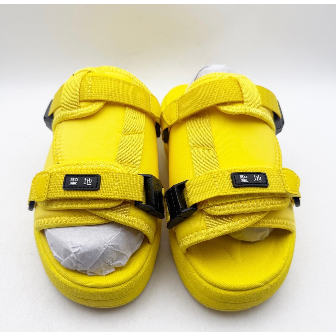 Seichi Mens Yoroi V2 Slide Sandals Size 8 EU 41 Luminate Yellow NIB