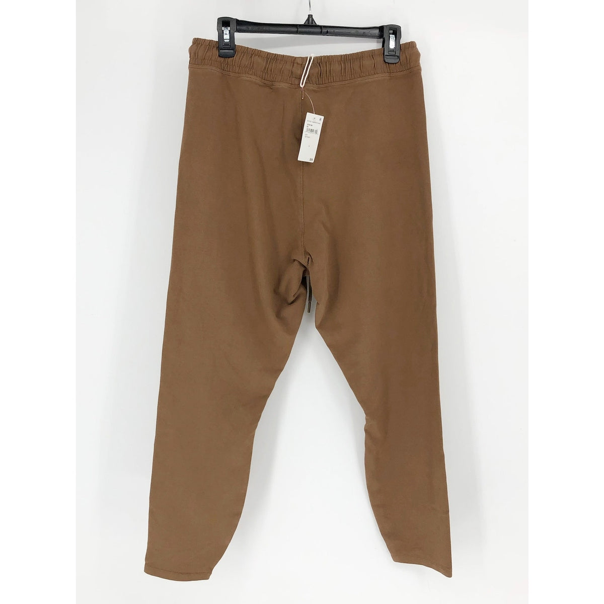 GOOD AMERICAN Essential Tie-Waist Leggings 3XL Tan Sepia Cotton Jersey NWT