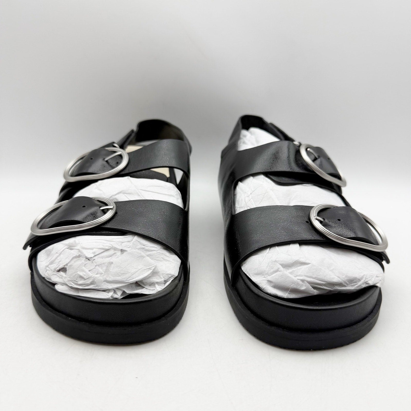 Dolce Vita Womens Starla Platform Sandals Size 10 Black Silver NWOB