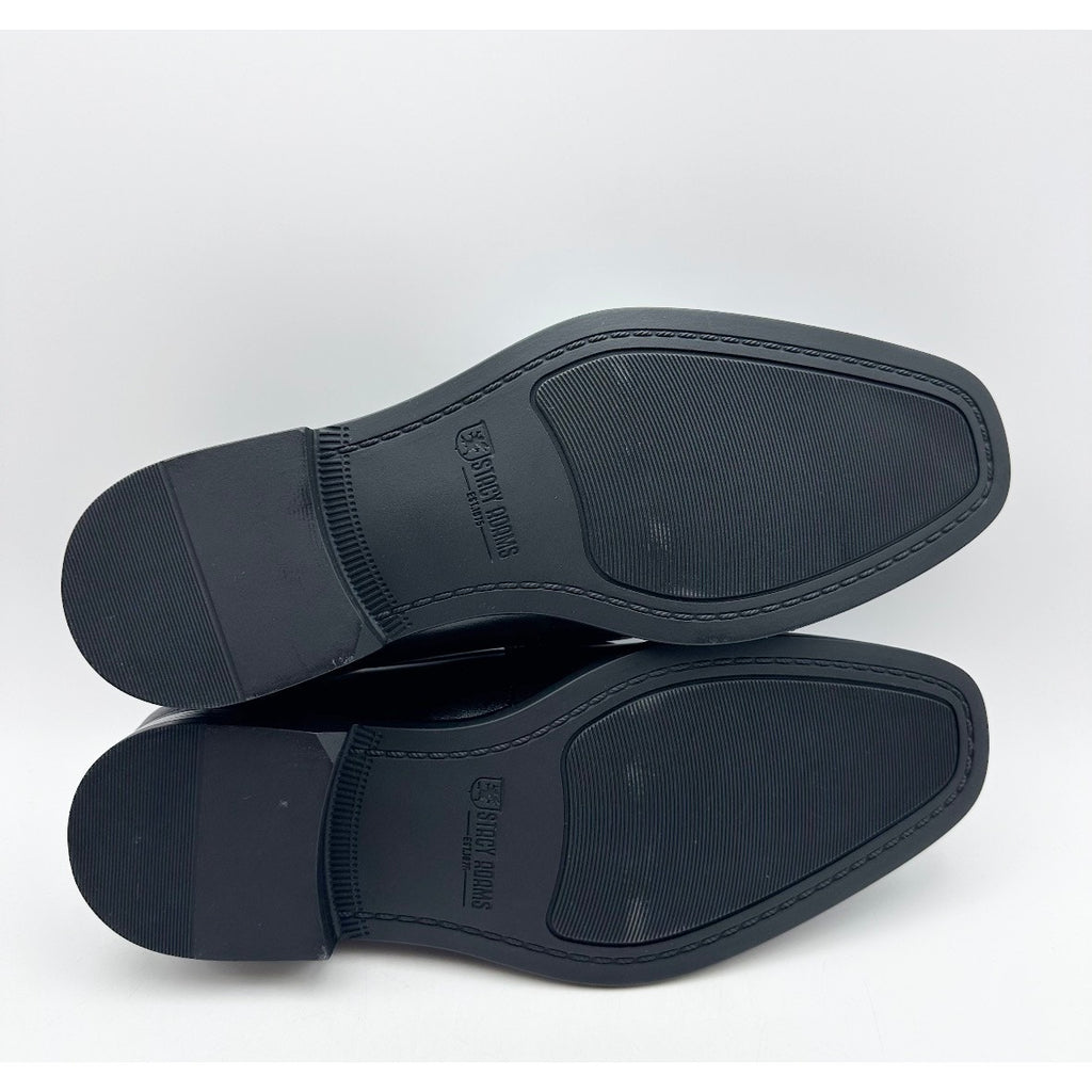 Stacy Adams Boys Kaylor Moc Toe Bit Loafers Size 7 M Black Slip On NWOB
