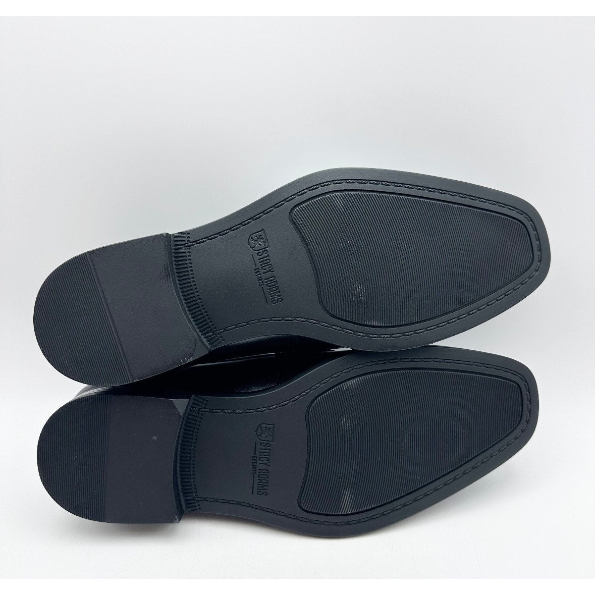 Stacy Adams Boys Kaylor Moc Toe Bit Loafers Size 7 M Black Slip On NWOB