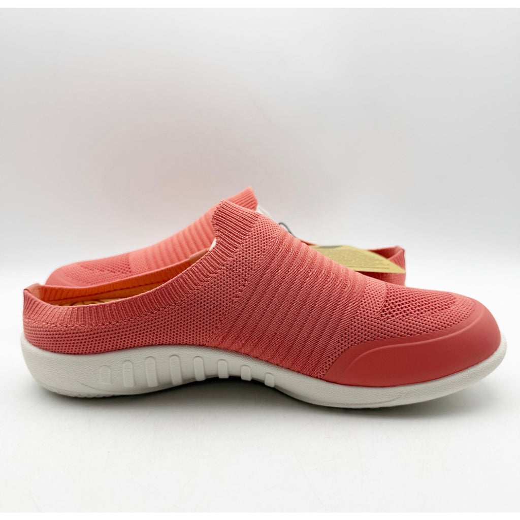 Spenco Womens Blissful Casual Shoes 9.5 WIDE Pink Terra Cotta Slip On Mule NIB