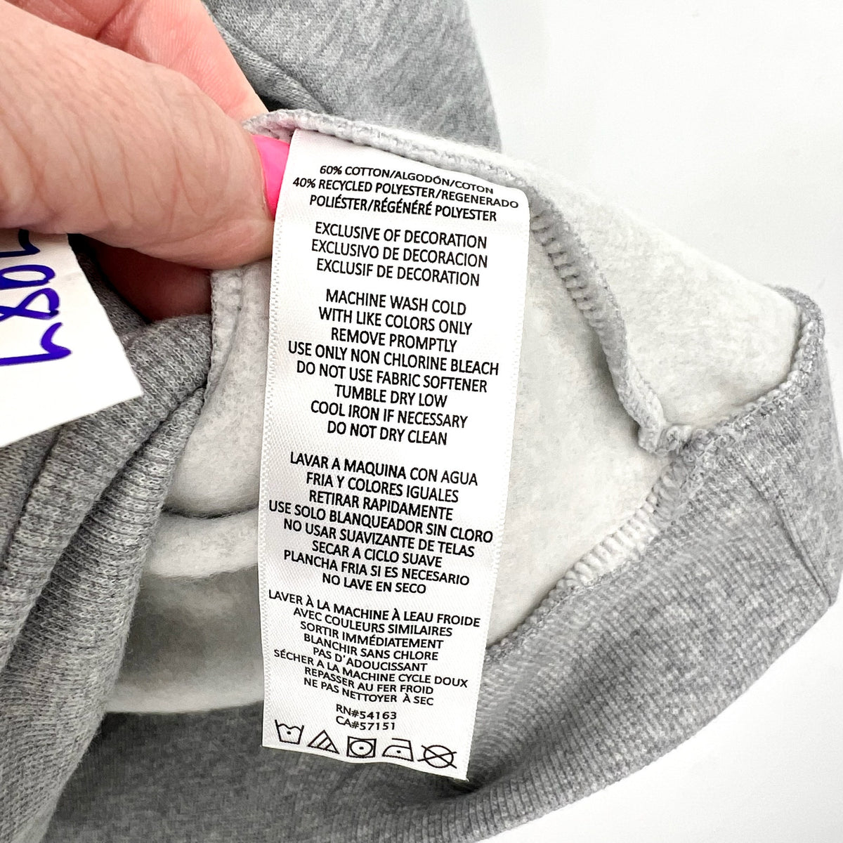 CALVIN KLEIN Women's Logo Hoodie Medium Pearl Grey Pullover Sweatshirt NWT