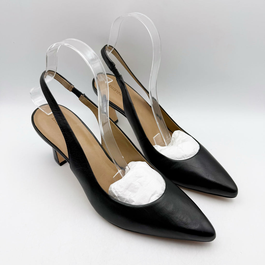 Bernardo Womens Felicity Heels US 11M EU 41 Leather Slingback Pump NIB