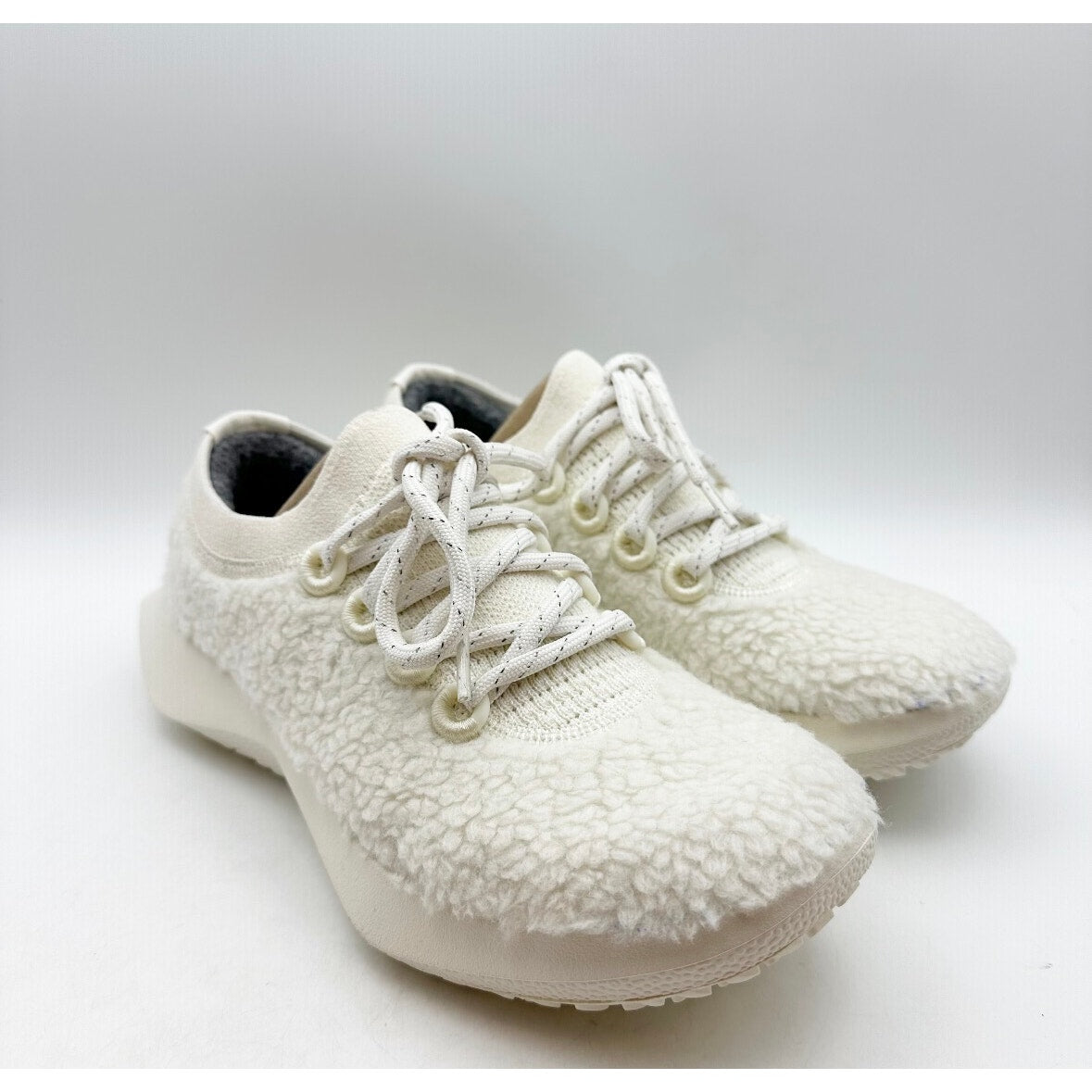 AllBirds Women's Wool Dasher 2 Fluffs Sneaker Size 7 EU 37 Natural White NIB