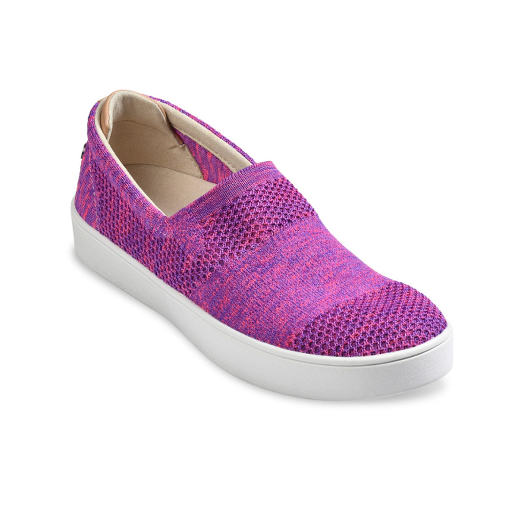 Spenco Womens Coastal Slip-on Sneakers Size 11 B Blush Purple Pink Knit NIB