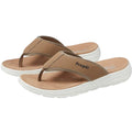 Propet Womens TravelActiv FT Flip Flop Sandals Size 9 Narrow Tan NWOB