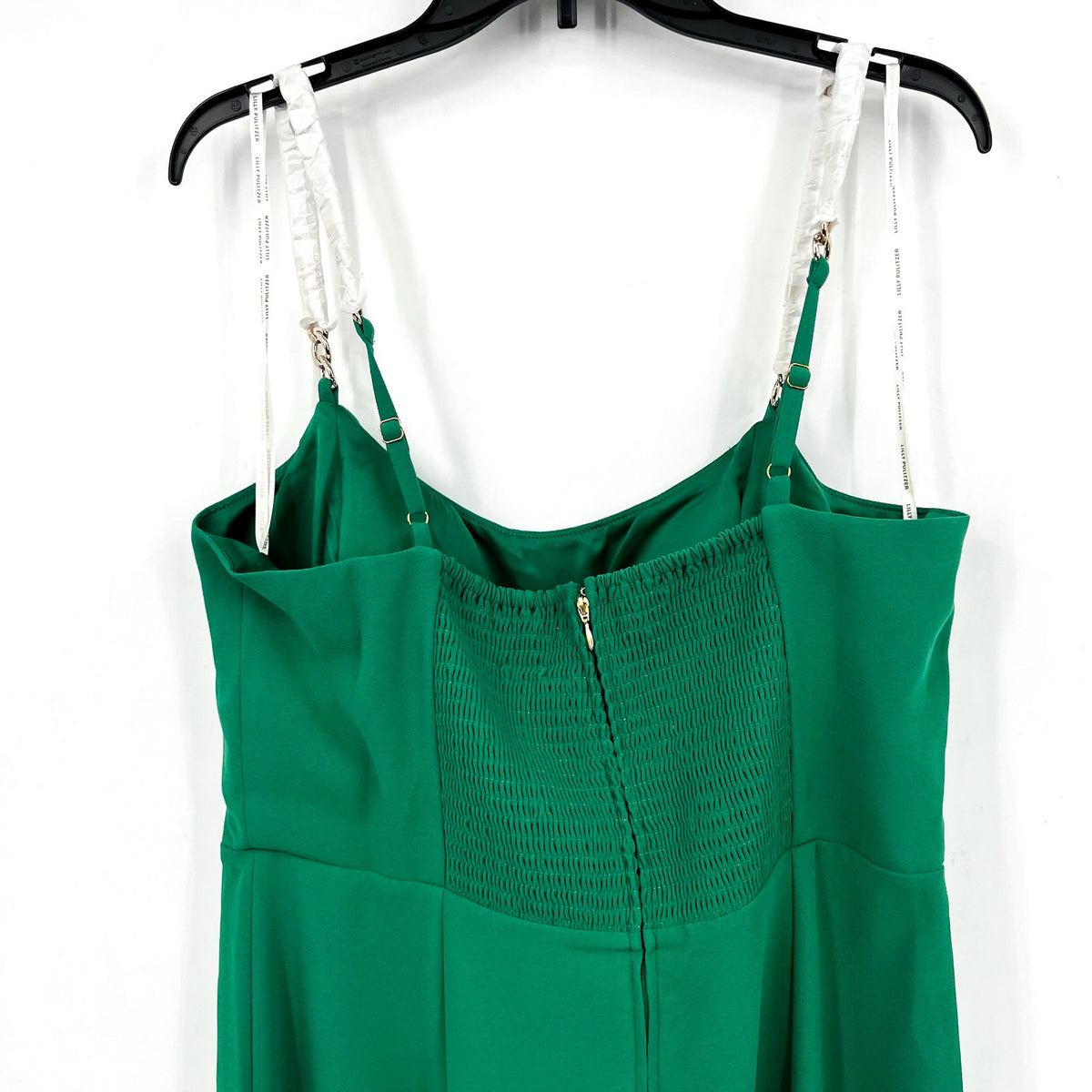 LILLY PULITZER Women's Zemira Sleeveless Jumpsuit Size 16 Green Fiddle Leaf NWT